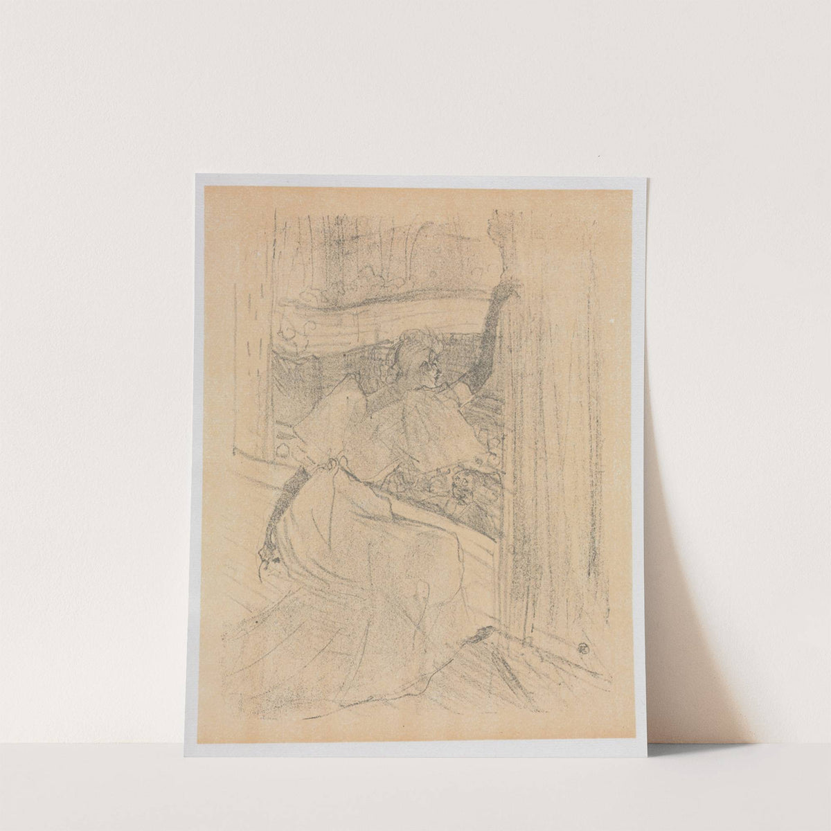 Saluant le public (1898) by Henri de Toulouse-Lautrec