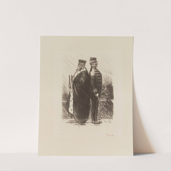 Saluons-les! (1899) by Théophile Alexandre Steinlen