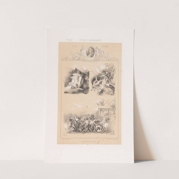 Salvator Rosa – École Italienne (1850) by Joseph Rose Lemercier