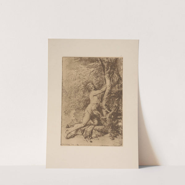 Salvatore Rosa - Milo of Croton by P. & D. Colnaghi