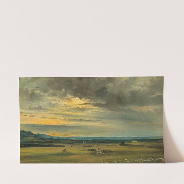 Salzburg, View of Maxglan and Klessheim by Friedrich Zeller