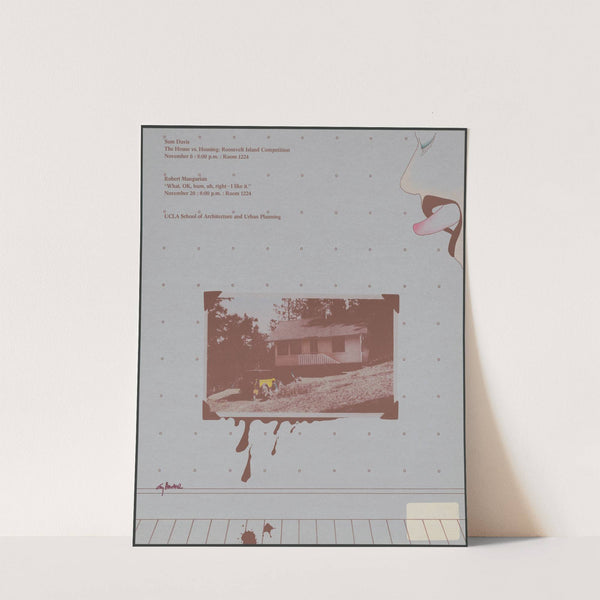 Sam Davis, the house vs. housing (1976) by Coy Howard