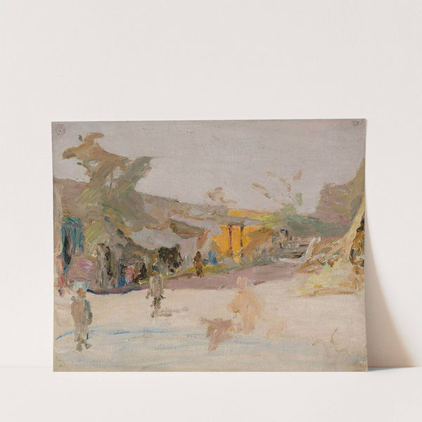 Samarkand – marketplace. From the journey to Turkestan by Jan Ciągliński