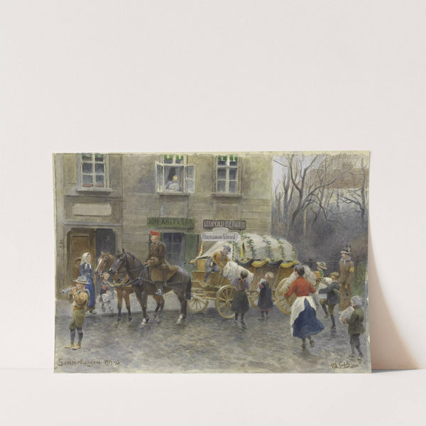 Sammelwagen, 1914-15 (1915) by Moritz Ledeli