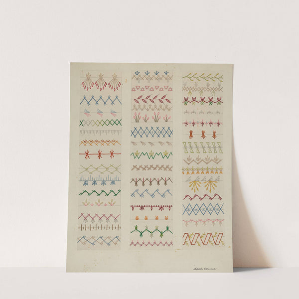 Sampler by Edith Towner
