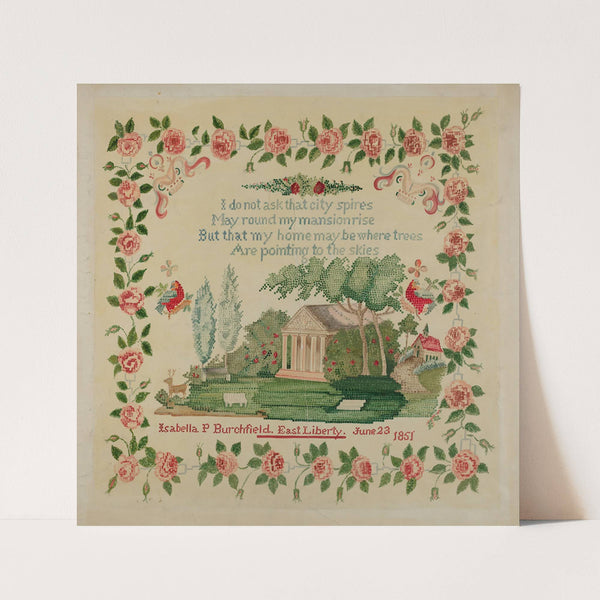 Sampler by Eva Wilson