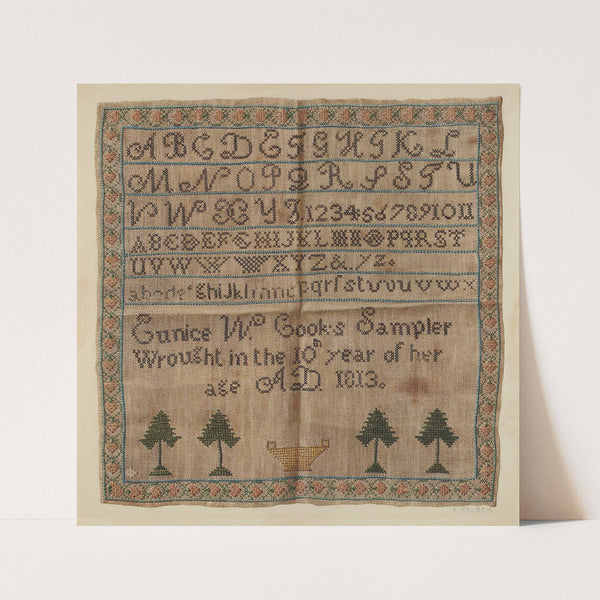 Sampler by Alfred Walbeck
