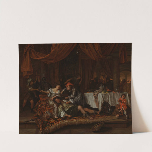 Samson and Delilah (1668) by Jan Steen