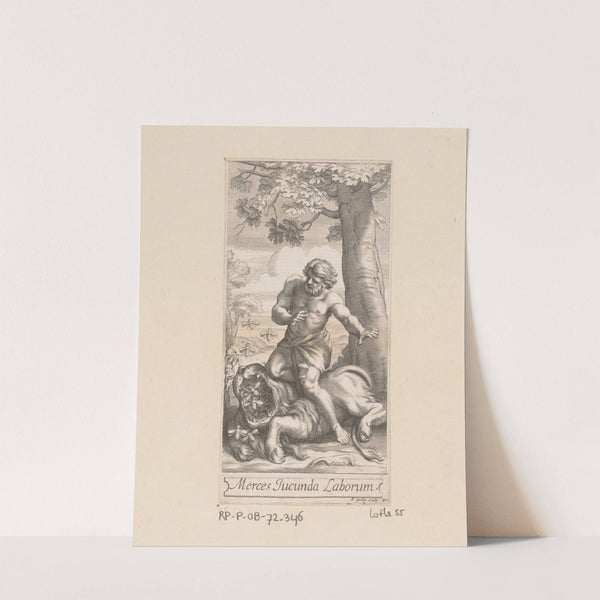 Samson and the Lion by Francois de Poilly