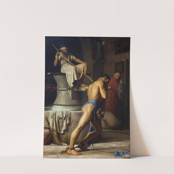 Samson and the Philistines by Carl Bloch