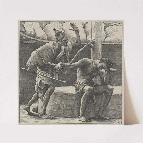 Samson at the Mill (1865–81) by Frederic Leighton