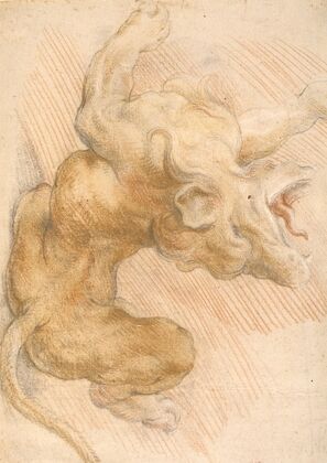 Samson Breaking the Lion’s Jaw. The Lion