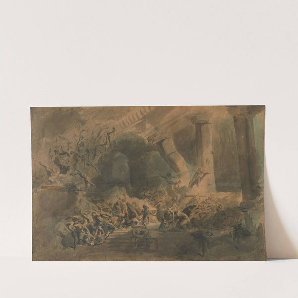 Samson dans le temple de Dagon by Gustave Doré