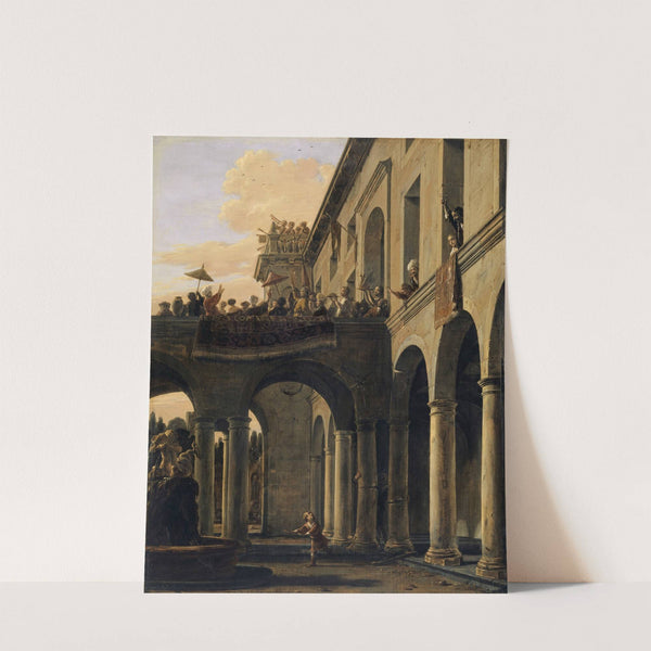 Samson Destroying the Temple by Salomon de Bray