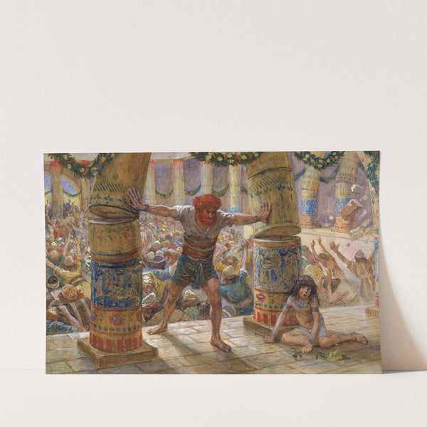 Samson Puts Down the Pillars (c. 1896-1902) by James Tissot