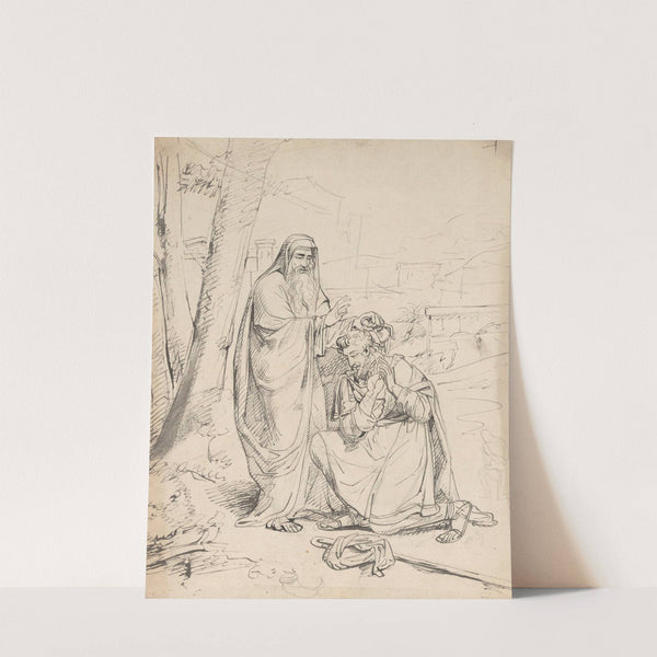 Samuel Anoints Saul King by Jean Antoine Verschaeren