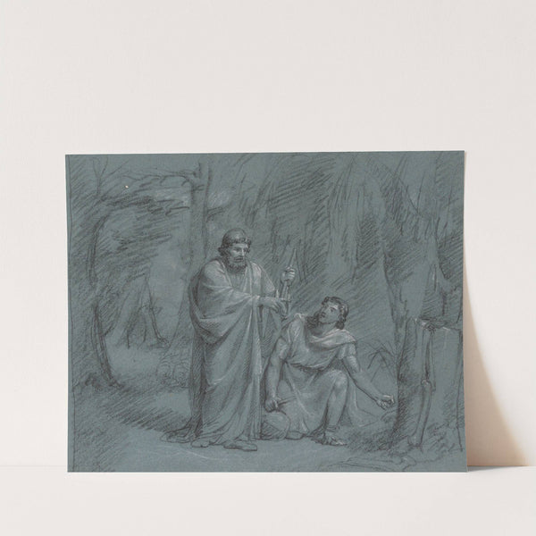 Samuel Questioning Saul by Jean Antoine Verschaeren