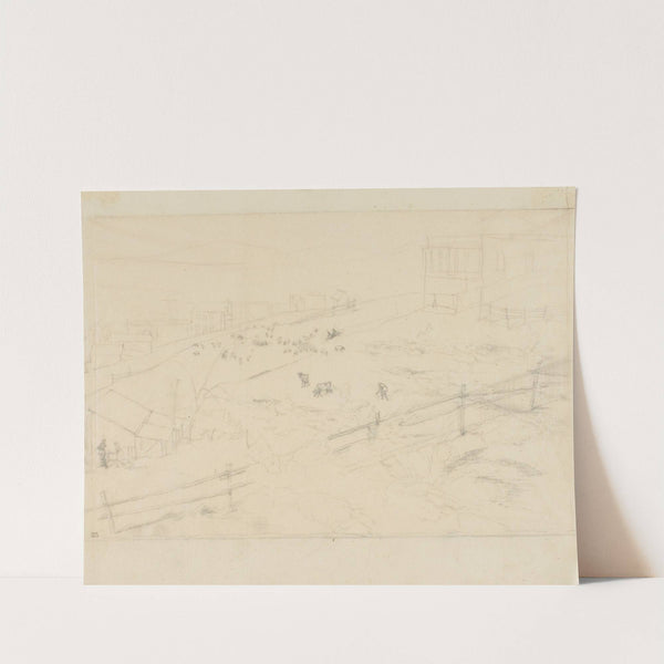 San Francisco, Study (1855–56) by Charles Meryon