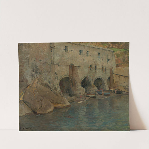 San Fruttuoso by Gustav Schönleber