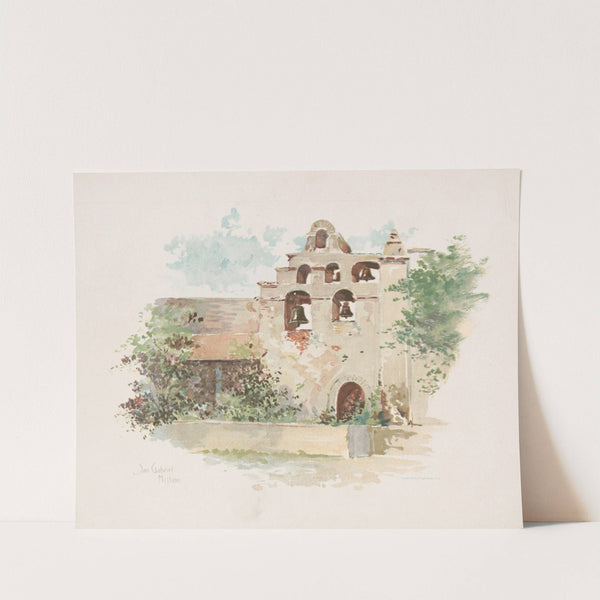 San Gabriel Mission, No. 2 (1895) by Louis Kinney Harlow