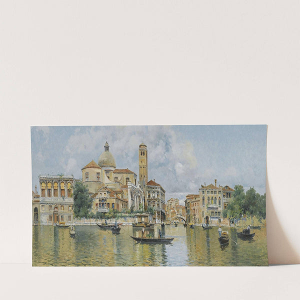San Geremia and the Palazzo Labia from the grand canal by Antonio María de Reyna Manescau