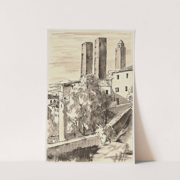 San Gimignano by Hermann Lismann