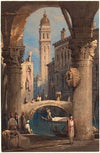 San Giorgio dei Greci, Seen from an Arcade