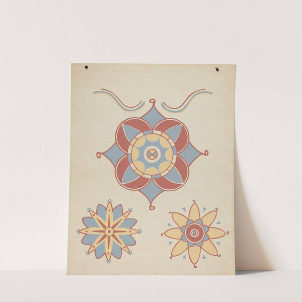 San Juan Capistrano Mission Ceiling Decoration from the portfolio Decorative Art of Spanish California by American 20th Century