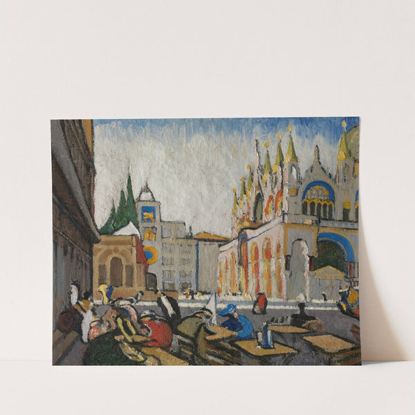 San Marco from the Piazetta by Jules Schmalzigaug