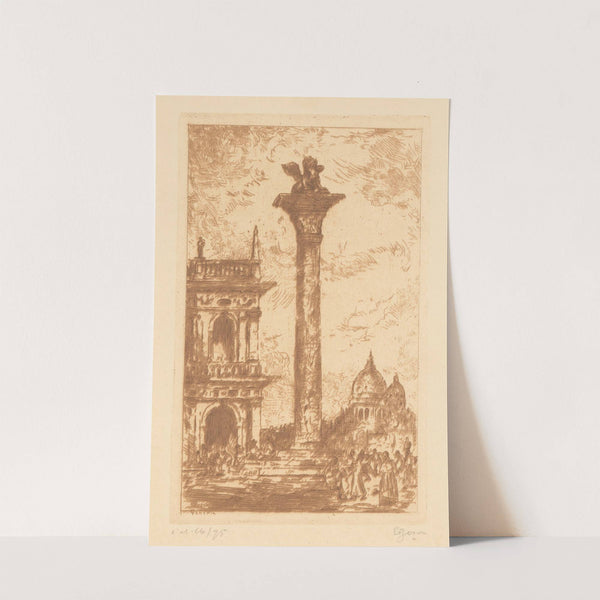 San Marcoplein, Venetië (1873-1931) by Etienne Bosch