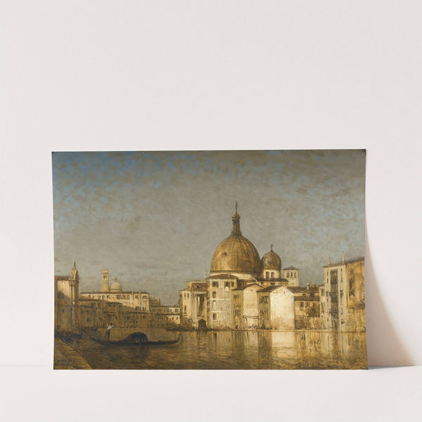 San Simeone Piccolo Au-Delà Du Grand Canal, Venis by Félix Ziem