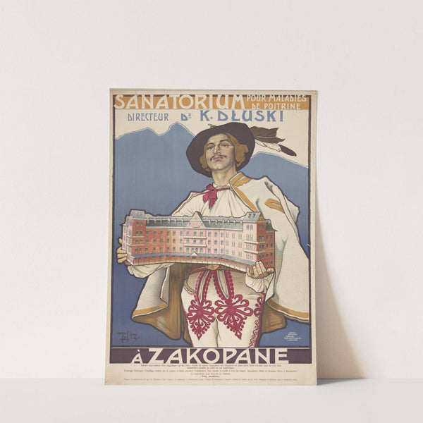 Sanatorium Pour Maladies de Poitrine. Directeur Dr. K. Dłuski (Sanatorium of Pulmonary Diseases) (1914) by Piotr Stachiewicz