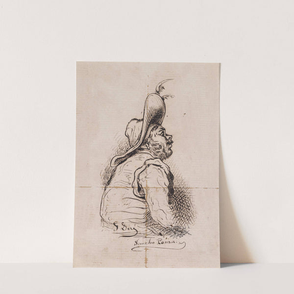 Sancho Panza (c. 1863) by Gustave Doré