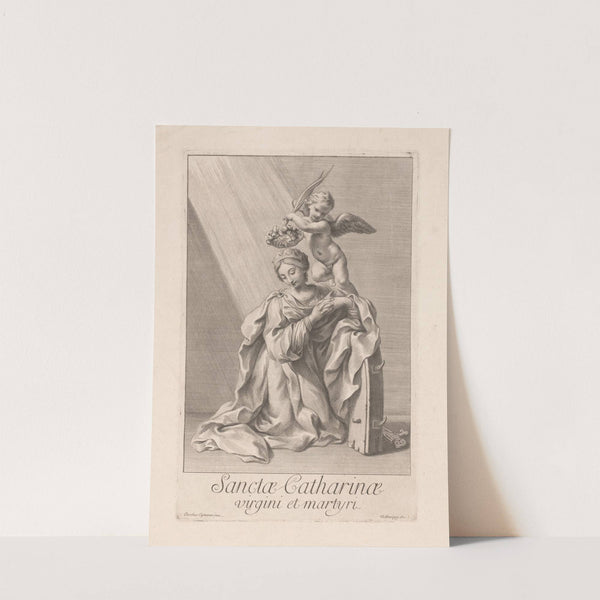 Sancta Catharina virgini et martyri by Nicolas Dorigny