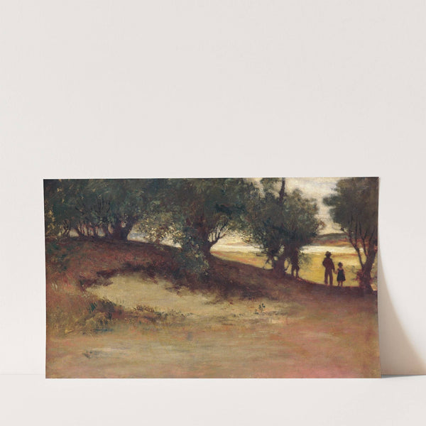 Sand Bank with Willows, Magnolia (1877) by William Morris Hunt