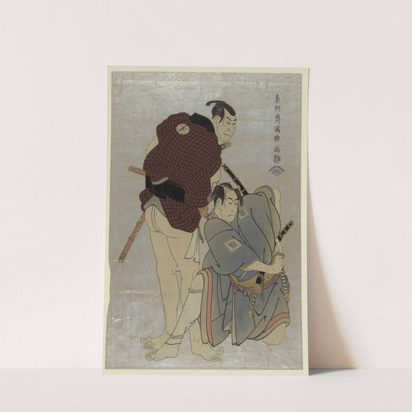 Sandaime ōtani oniji shodai ichikawa omezō by Tōshūsai Sharaku