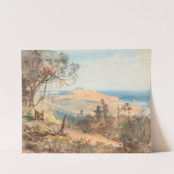 Sandfly Bay and Gull Rock near Dunedin by Nicholas Chevalier