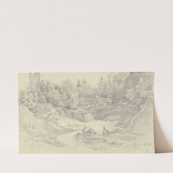 Sandgrube am Waldausgang bei Starnberg (1862) by Fritz Bamberger