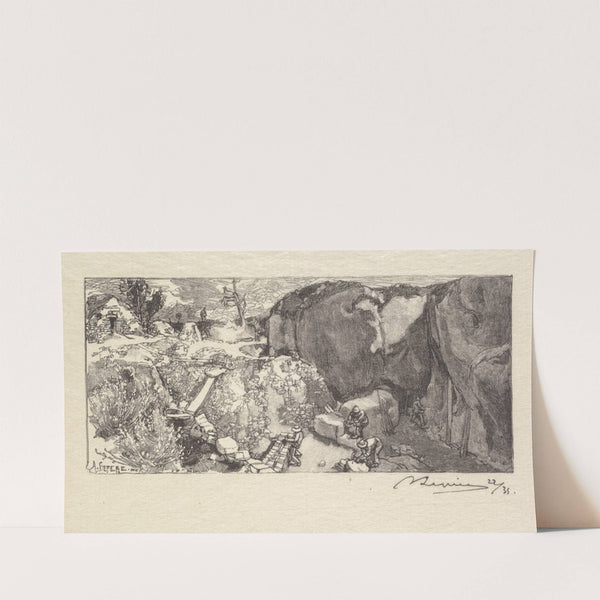 Sandstone Quarry (1890) by Auguste Louis Lepère