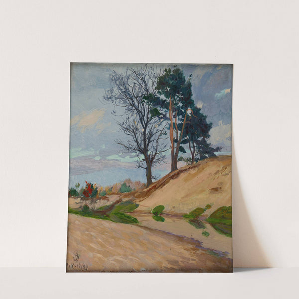 Sandy Bank of the Kamienna River by Ambroży Sabatowski