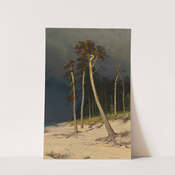 Sandy Coastline by Ivan Ivanovich Shishkin