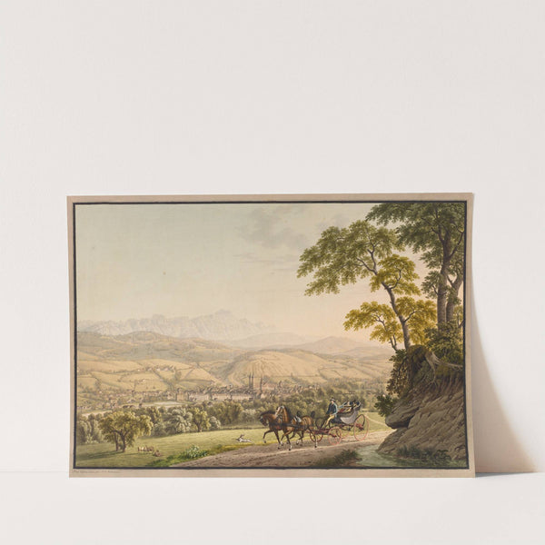 Sankt Gallen, von Norden by Johann Jakob Biedermann