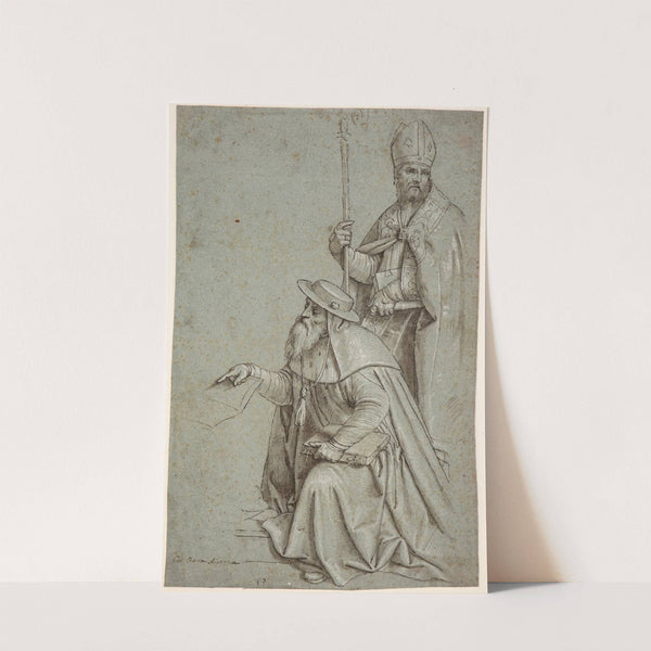 Sankt Hieronymus og Sankt Augustin by Giovanni Battista Moroni