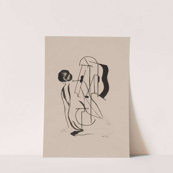 Sans titre ou Nu à la guitare by Francis Picabia