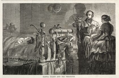 Santa Claus and his Presents (1858)