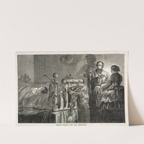 Santa Claus and his Presents (1858) by Winslow Homer