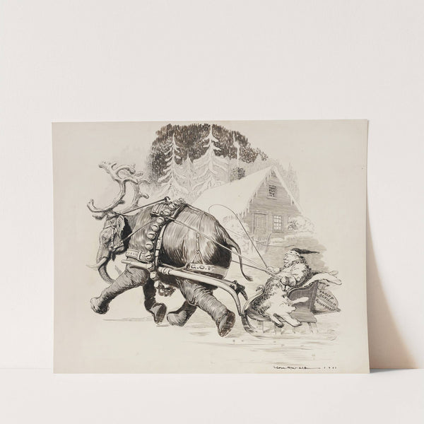 Santa Claus Taft. Assume a virtue if you have it not (1911) by William Henry Walker