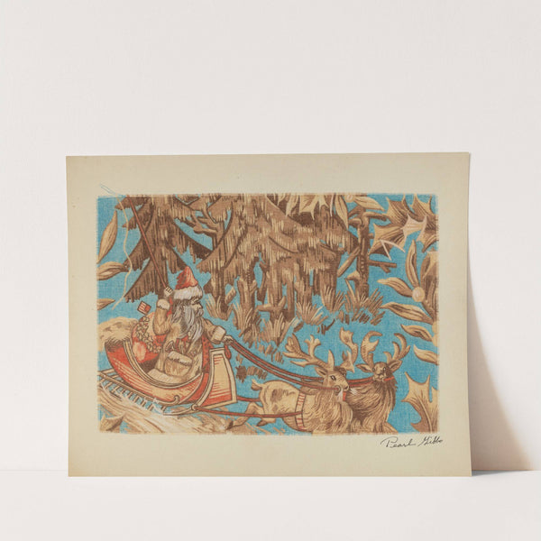 Santa Claus Tapestry by Pearl Gibbo