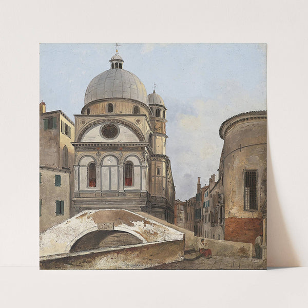 Santa Maria dei Miracole e Santa Maria Nova by Ippolito Caffi