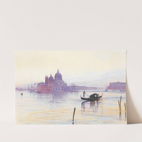 Santa Maria Della Salute From Across The Bacino, Venice by Edward Lear